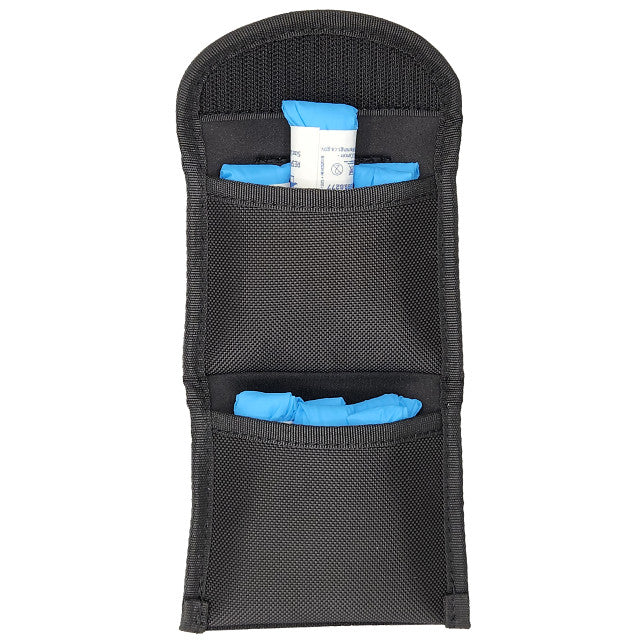 Ballistic Double Glove Pouch, (Fits 2-1/4" Belt)