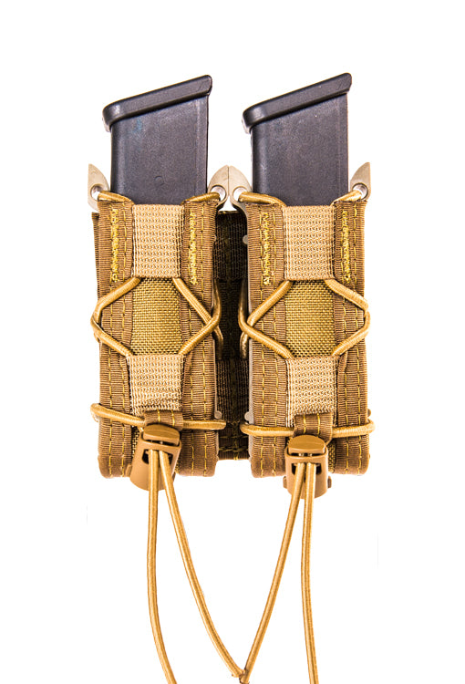 Double Pistol Taco® Molle Mount Coyote Brown