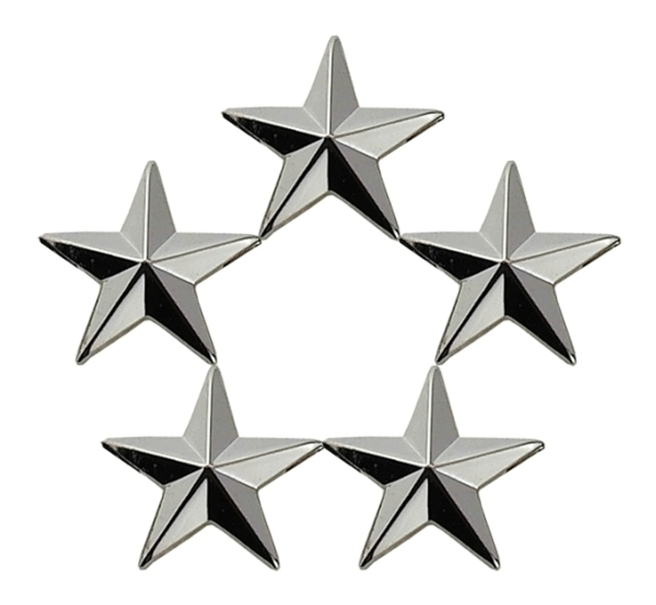 5 Star Cluster, 2 Posts & Clutch Backs, (7/16 Stars)