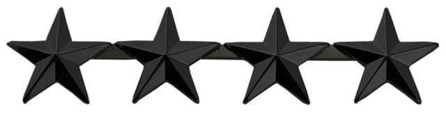 4 Stars, 2 Posts & Clutch Backs, Pairs, 1/2" High