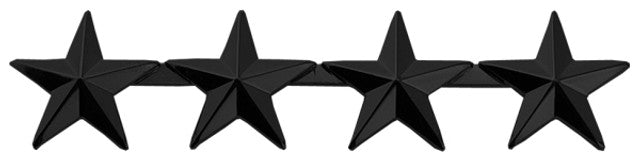 4 Stars, 2 Posts & Clutch Backs, Pairs, 5/8" High