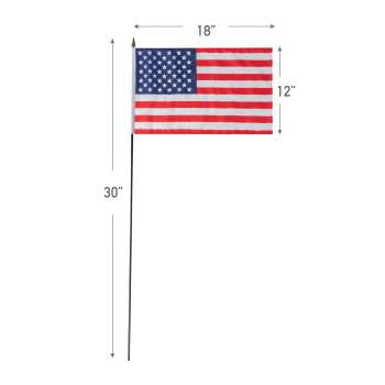 US Stick Flag 12"x 18"