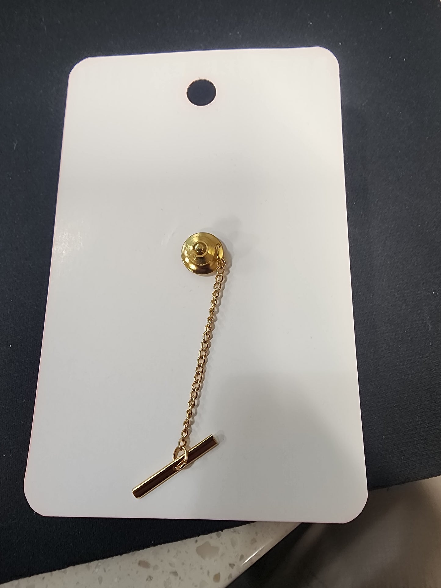 1/2" Five Crossed Bugles - Gold Tie Tac
