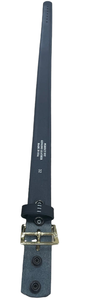 1.5 Inch Garrison Belt with Brass Plated Buckle
