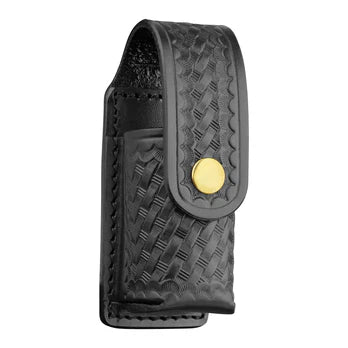 Basketweave Leather 2 oz. Mace/OC Holder