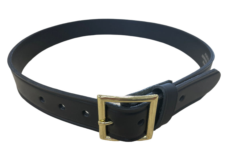 1.5 Inch Garrison Belt with Brass Plated Buckle