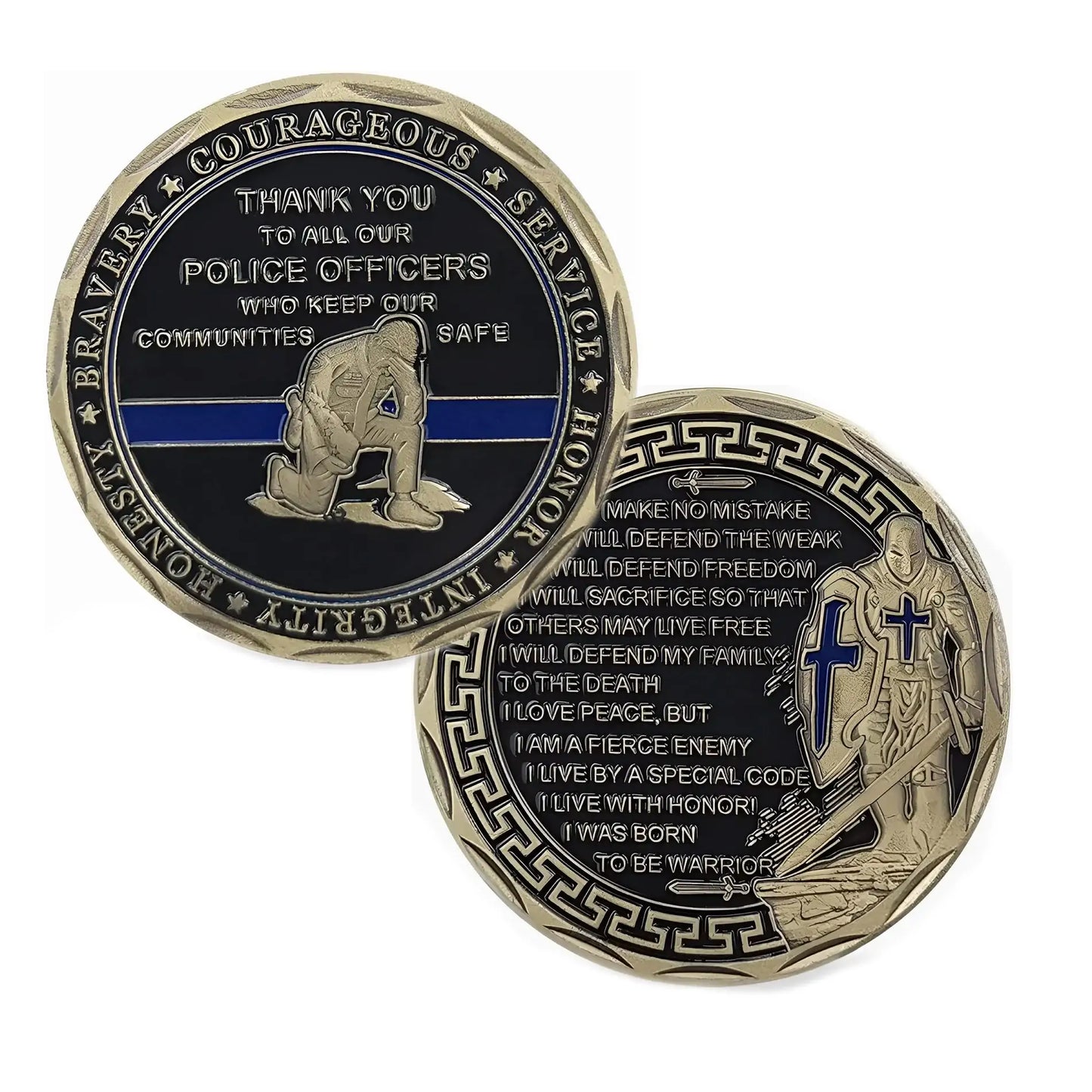 Law Enforcement Thank You Challenge Gold Coin