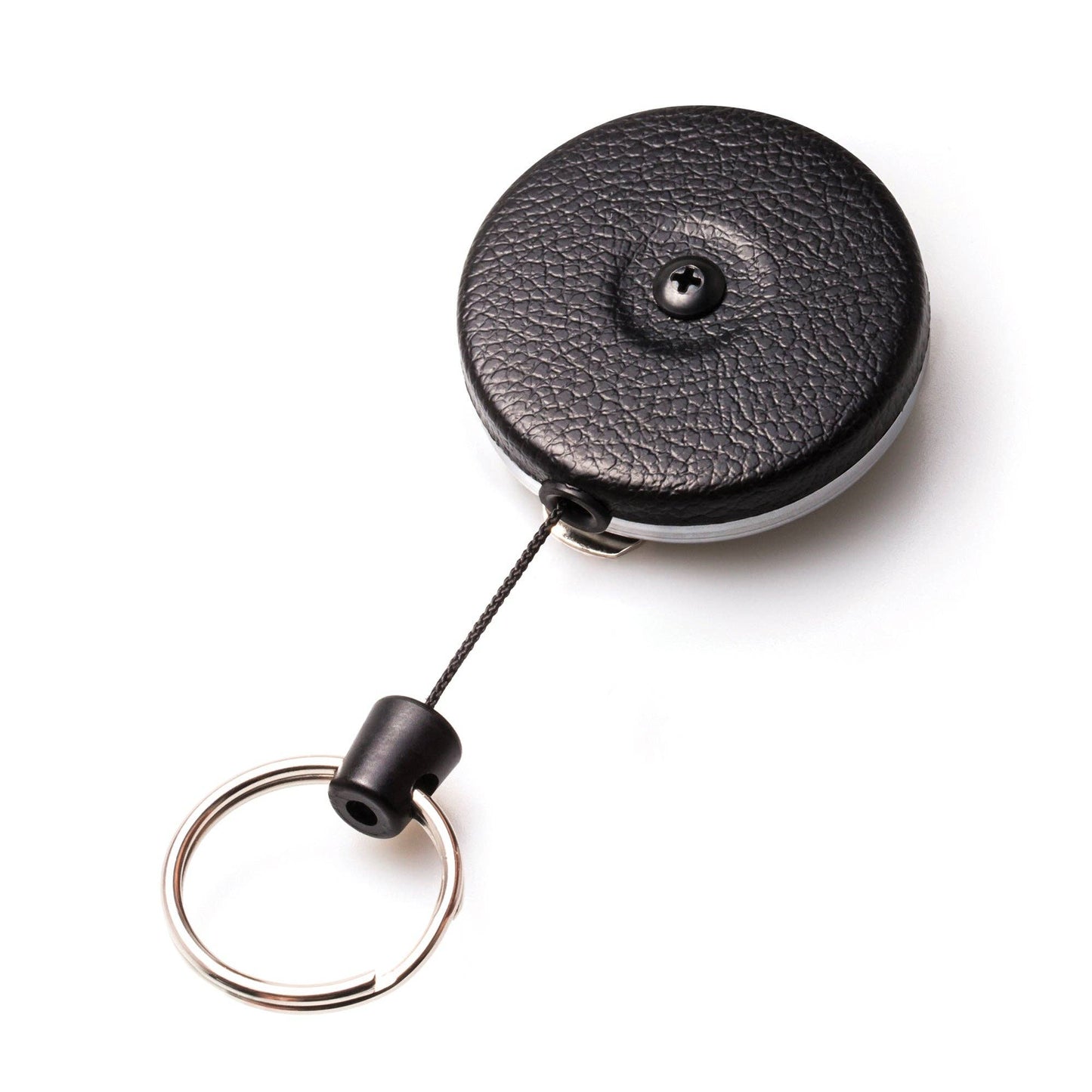 KEY-BAK Original Series Retractable Keychain in Vintage Chro