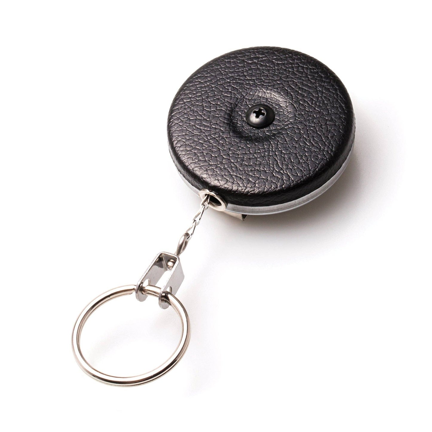 KEY-BAK Original Series Retractable Keychain in Vintage Chro