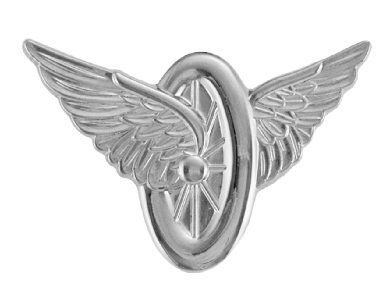 Wheel & Wings, Lapel Pin, 1-5/16x1"