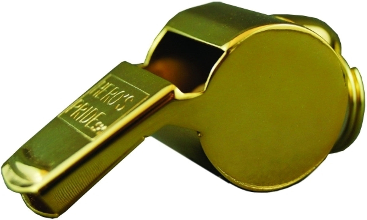Standard Issue Whistle: Durable and Distinctive in Gold or Nickel Finish