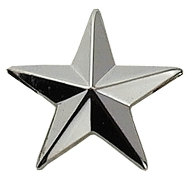 1 Star, 1 Post & Clutch Back, Pairs, 1/2" High
