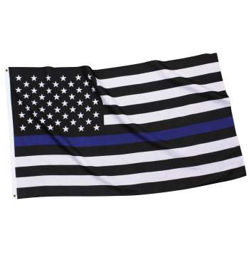 Thin Blue Line U.S. Flag