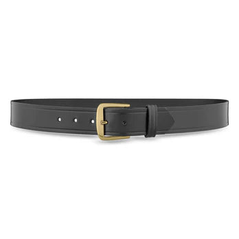 1-1/2" Plain Leather Thick Garrison Belt - Black Style #: 1511T