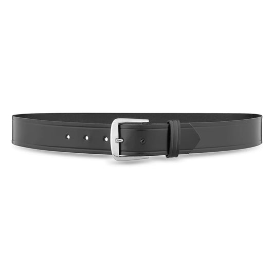 1-1/2" Plain Leather Thick Garrison Belt - Black Style #: 1511T