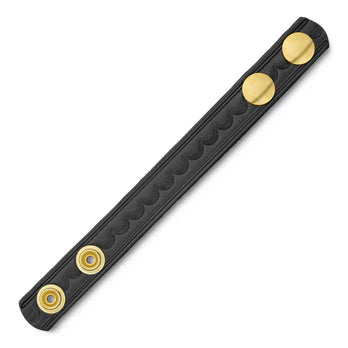 3/4" Basketweave Leather Belt Keeper - 4 Pack