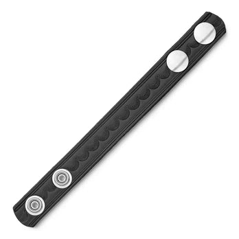 3/4" Basketweave Leather Belt Keeper - 4 Pack