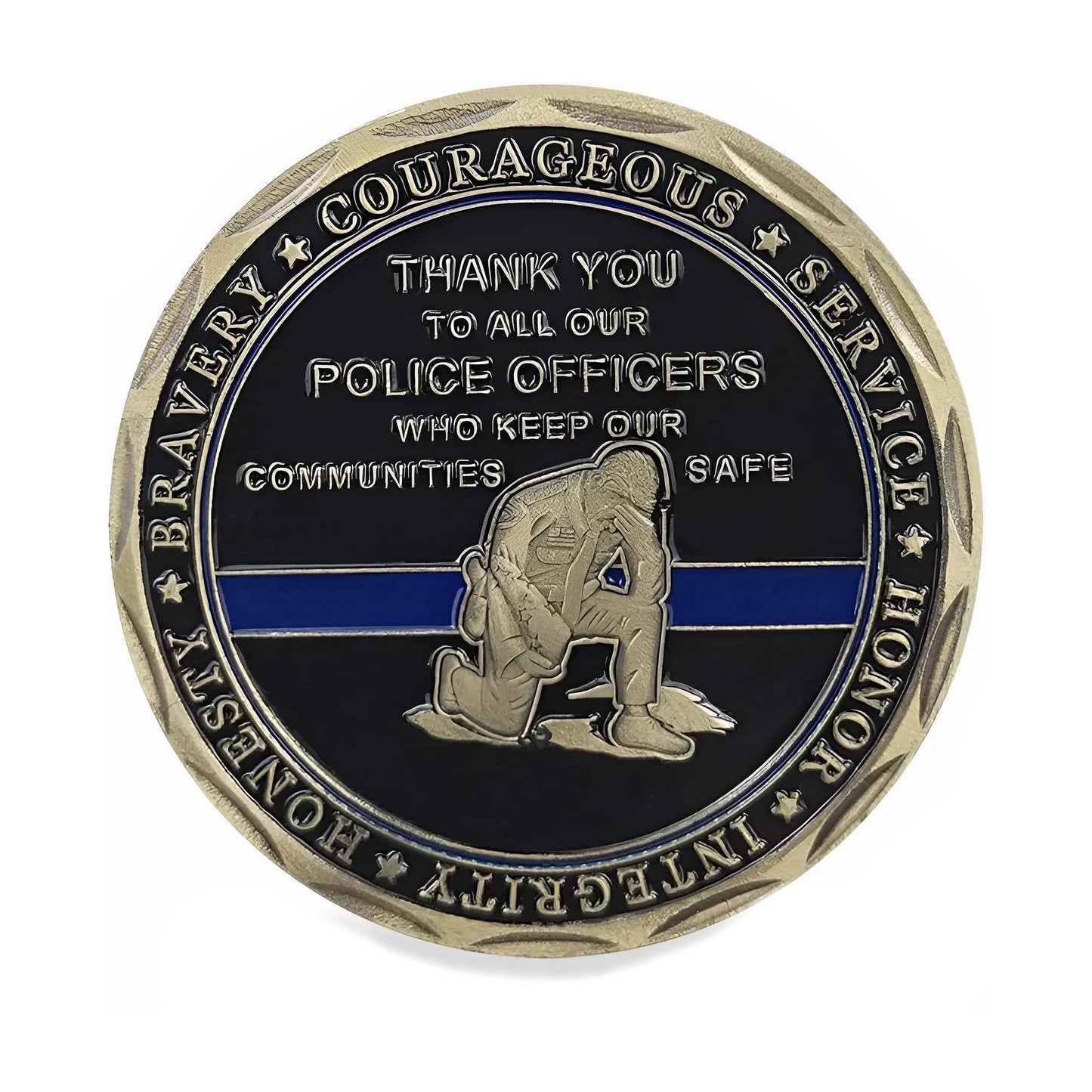 Law Enforcement Thank You Challenge Gold Coin