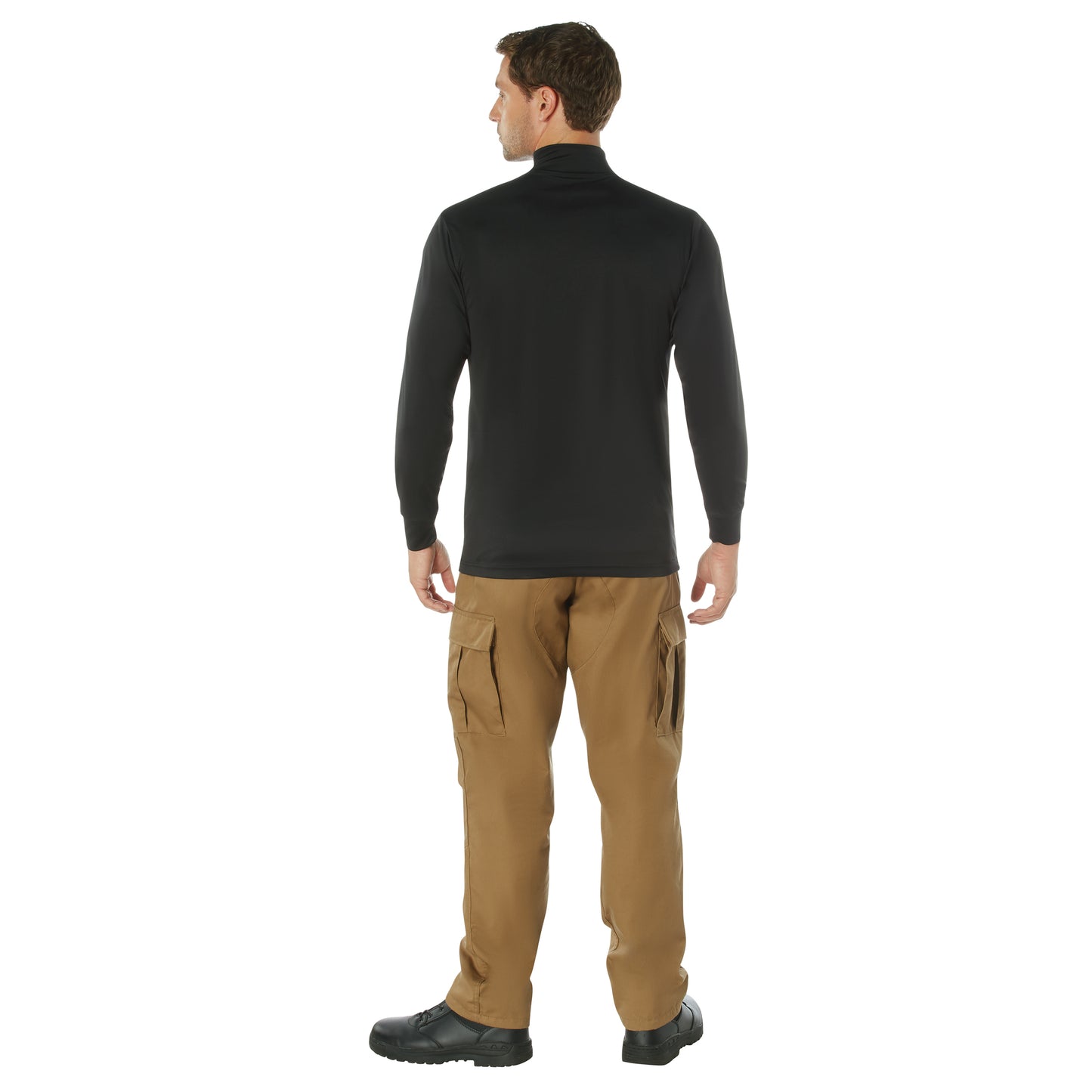 Moisture Wicking Mock Turtleneck