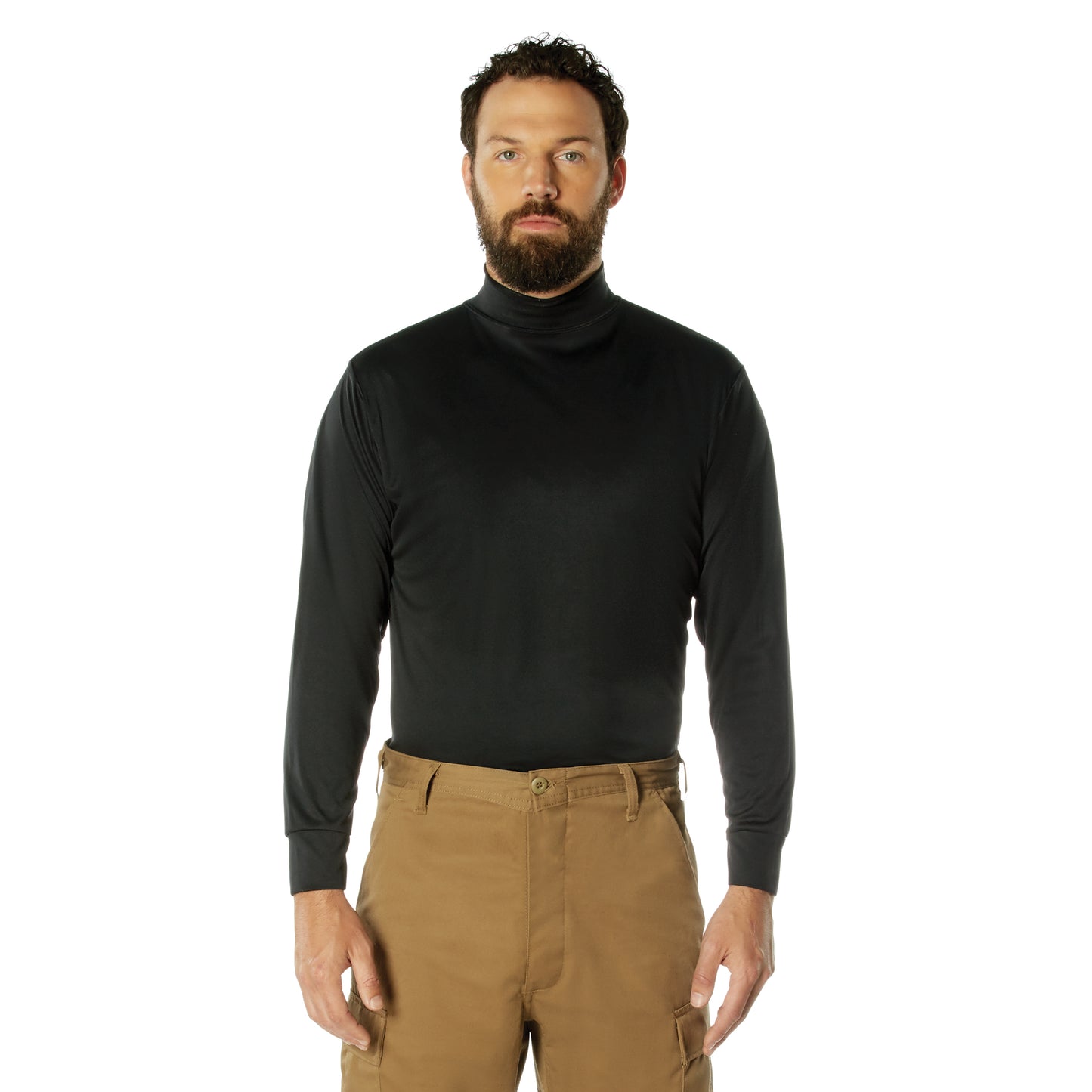 Moisture Wicking Mock Turtleneck