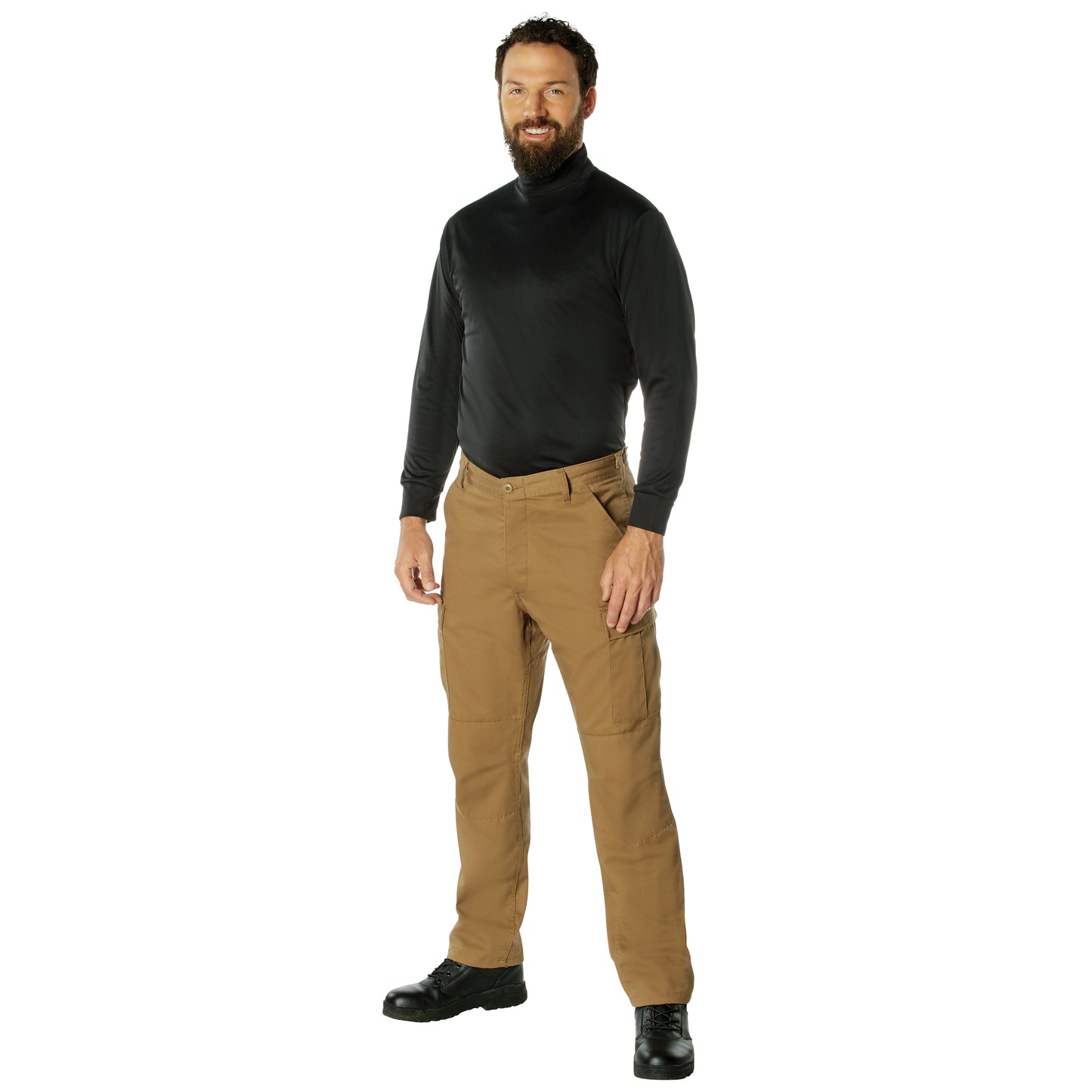 Moisture Wicking Mock Turtleneck