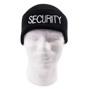 Security Embroidered Watch Cap