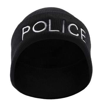 POLICE Embroidered Watch Cap