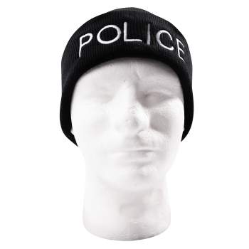 POLICE Embroidered Watch Cap