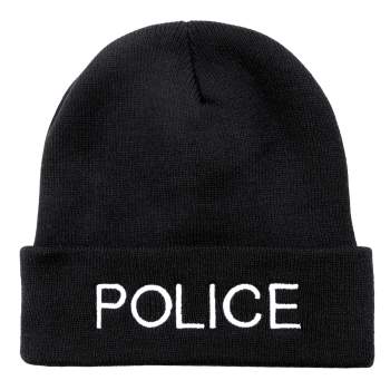POLICE Embroidered Watch Cap