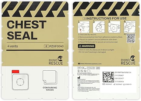 RHINO RESCUE Vented Chest Seal