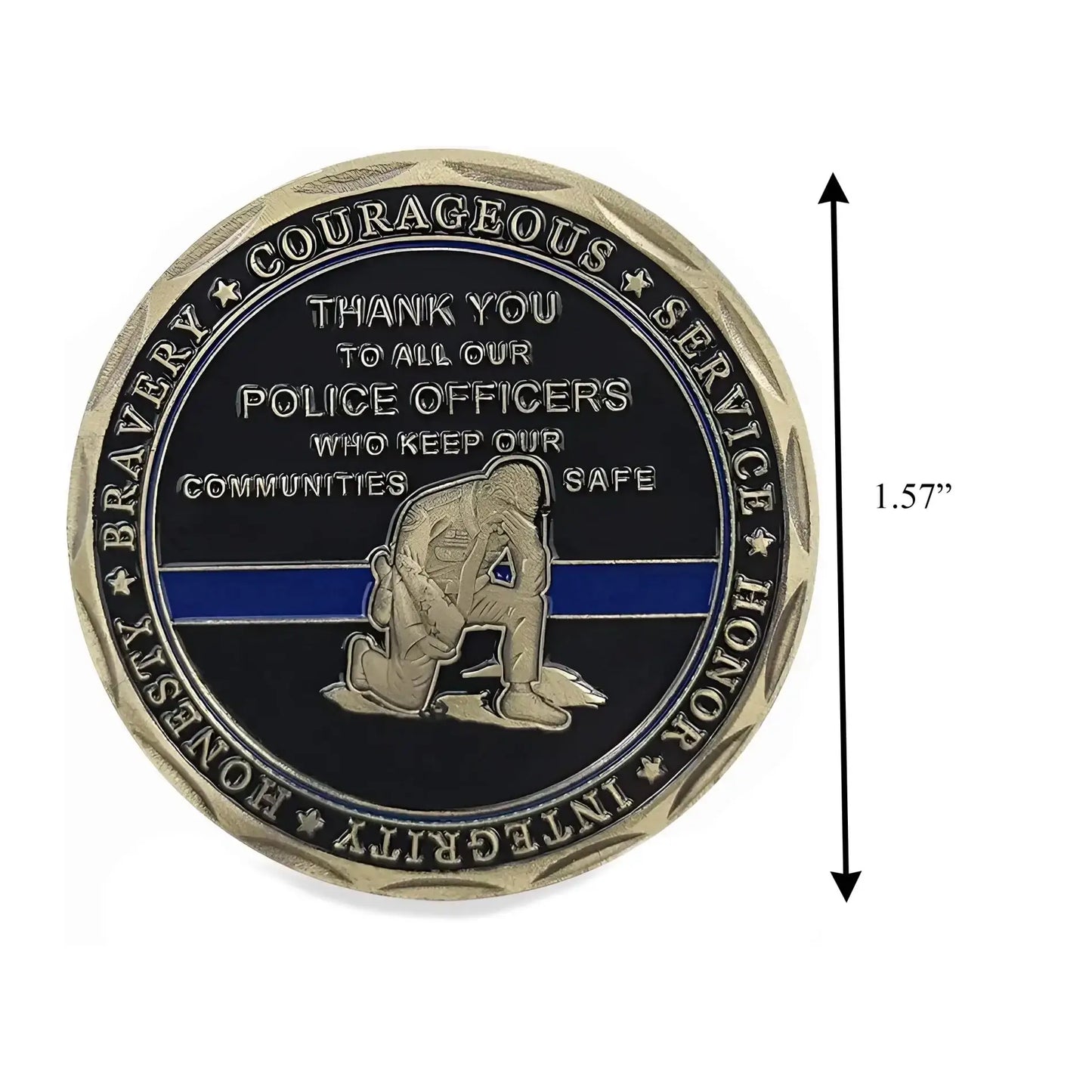 Law Enforcement Thank You Challenge Gold Coin