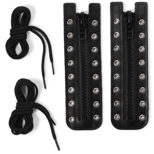Lace-in Boot Zipper 6" Black