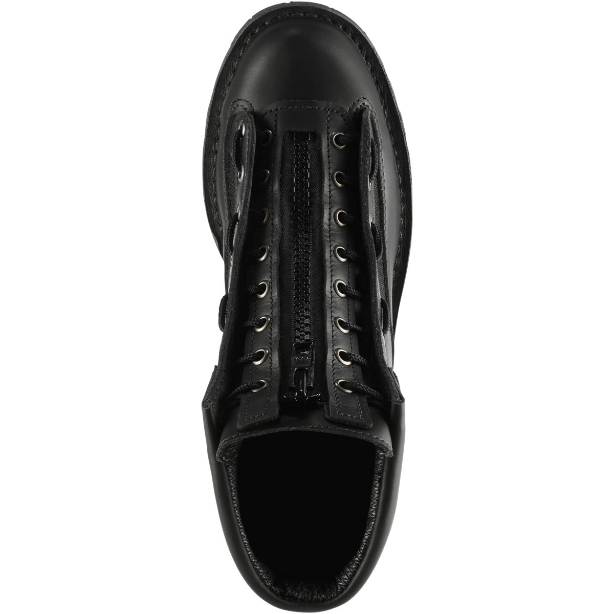 Lace-in Boot Zipper 6" Black
