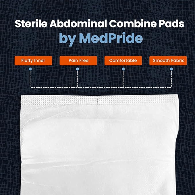 MED PRIDE Sterile Gauze Abd Pads 5" X 9"