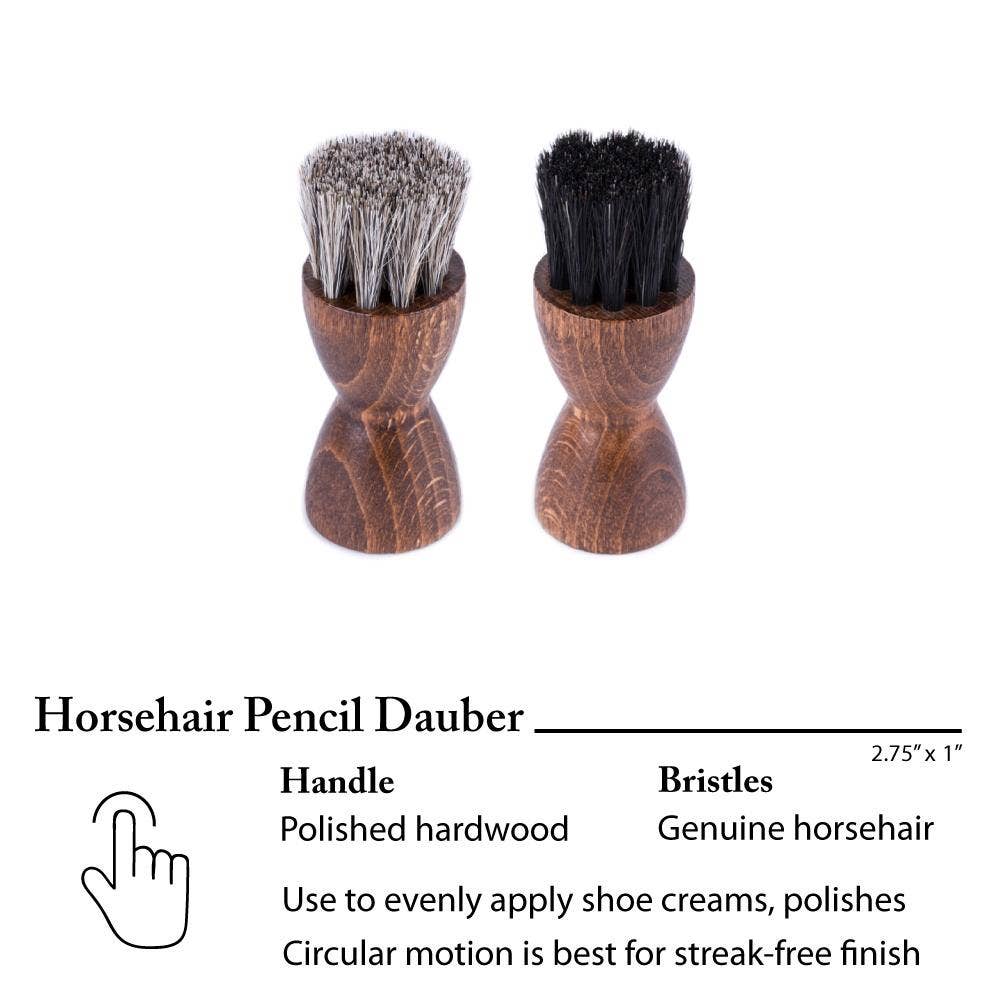 FootFitter Travel Shoe Shine Kit with Shoe Polish