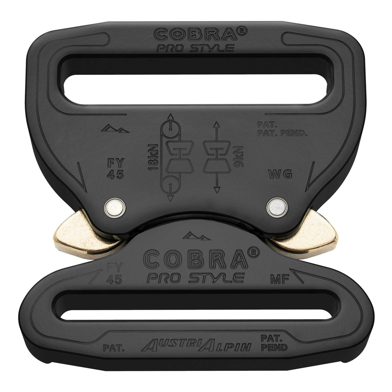 2.25" COBRA® Pro Style Aluminum Buckle