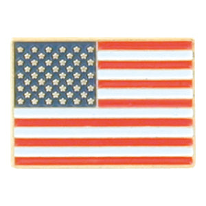 American Flag 5/8" Double Clutch Pin