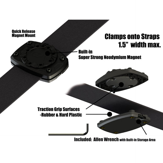 Clamp On Strap Magnetic Mount