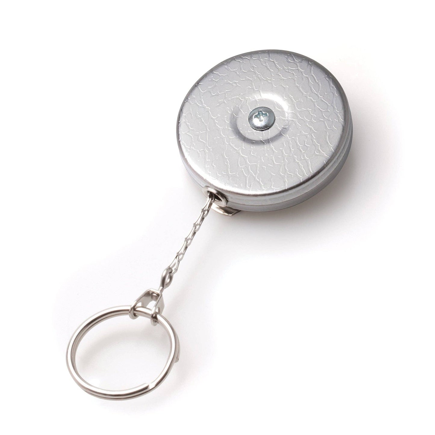 KEY-BAK Original Series Retractable Keychain in Vintage Chro