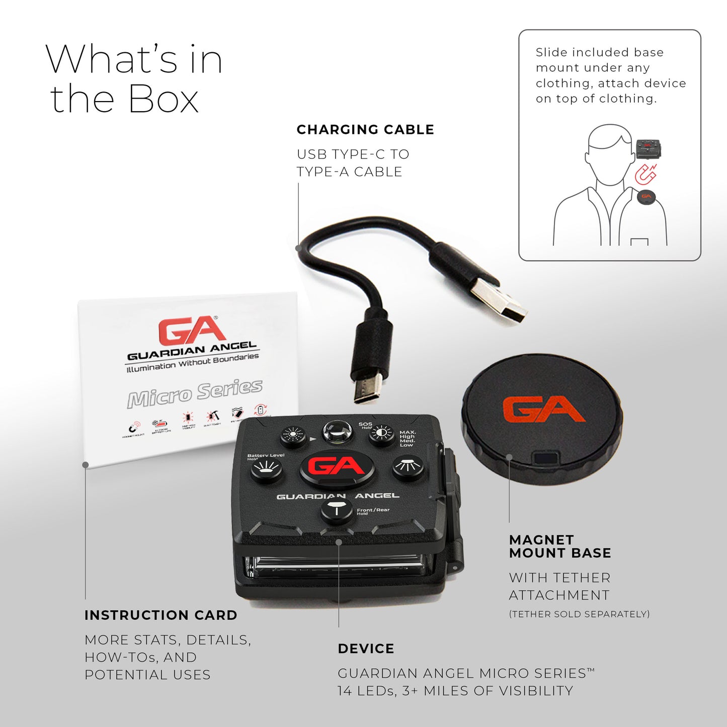 Micro Series™ Wearable Safety Light