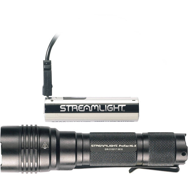 ProTac HL-X Flashlight with USB Rechargeable Battery
