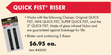 QUICK FIST Riser - Item #40050