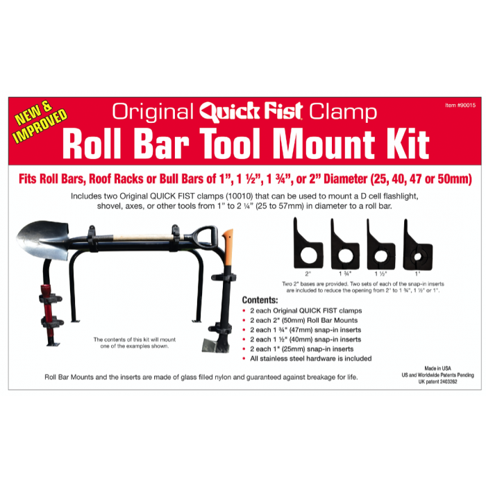 Roll Bar Tool Mount Kit - Item #90015