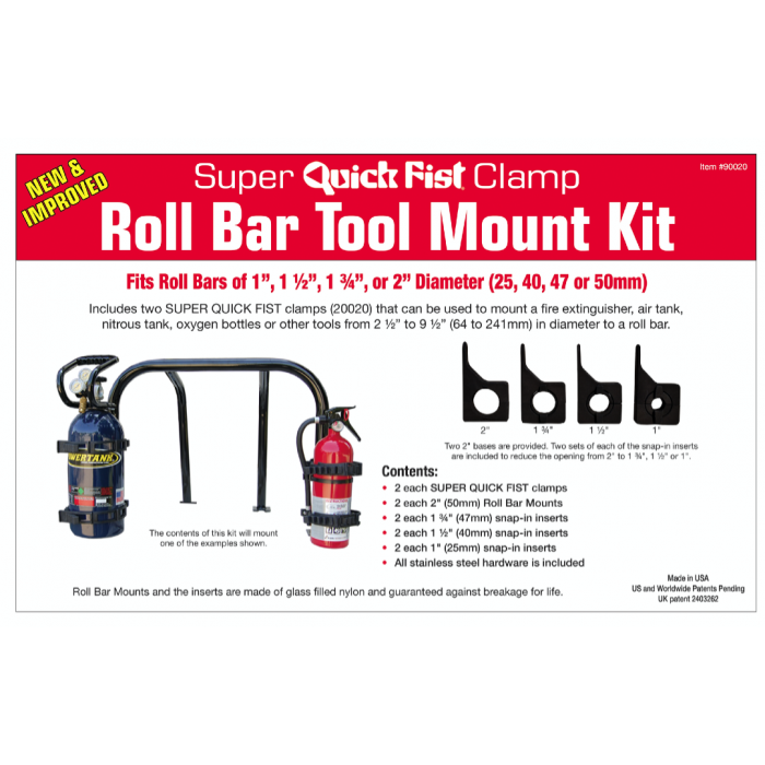 Roll Bar Tool Mount Kit - Item #90020